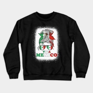 Mexico Independence Day Viva Mexico Pride Women Mexican Flag Crewneck Sweatshirt